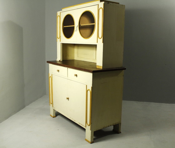 Image 1 of Rondocubist Kitchen Cupboard, Czech Republic, 1920S