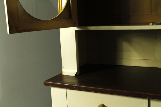 Image 1 of Rondocubist Kitchen Cupboard, Czech Republic, 1920S