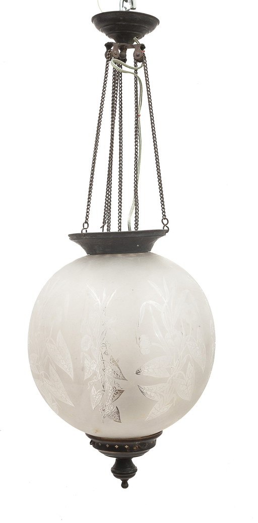 Art Nouveau hanging lamp, 1900