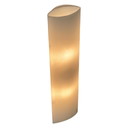 Wall Sconce / Lamp - Peil Putzler Germany - White Satin Glass - Contemporary