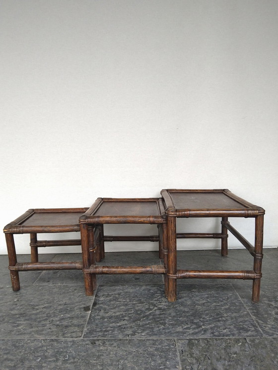 Image 1 of Manou Side Tables ( 3 Pieces ) 1970s