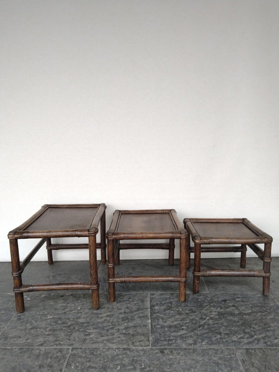 Image 1 of Manou Side Tables ( 3 Pieces ) 1970s