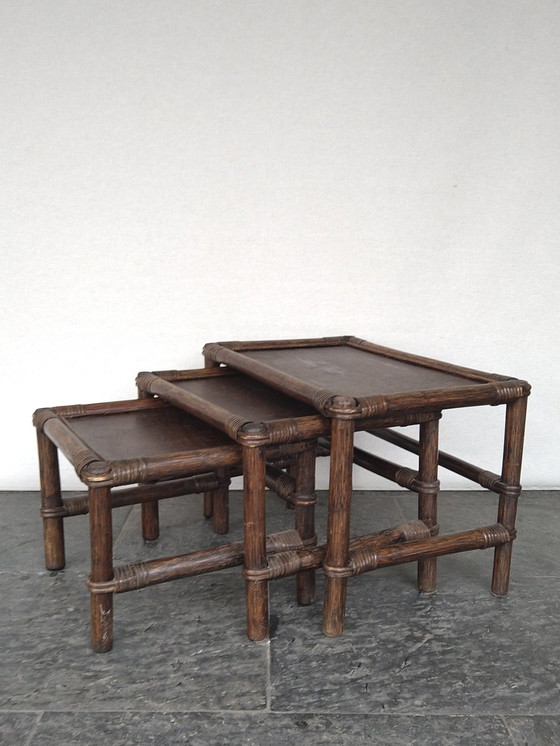 Image 1 of Manou Side Tables ( 3 Pieces ) 1970s