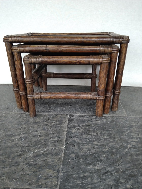 Image 1 of Manou Side Tables ( 3 Pieces ) 1970s