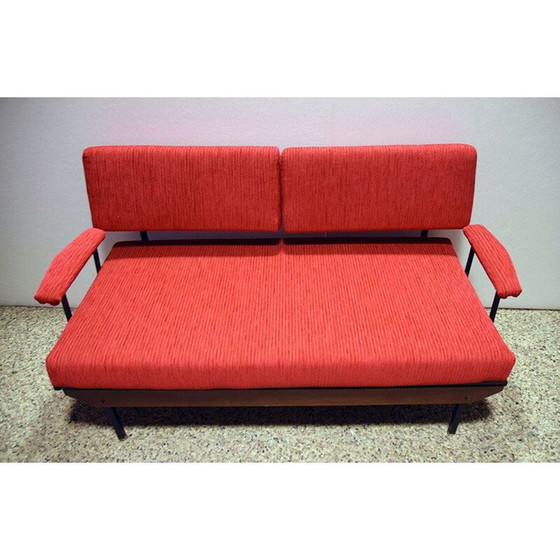 Image 1 of Divano letto vintage in velluto a coste, Italia 1950