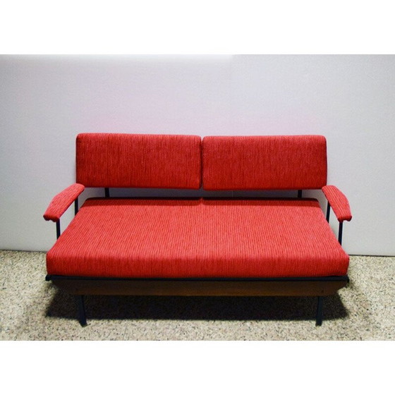 Image 1 of Divano letto vintage in velluto a coste, Italia 1950