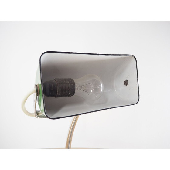 Image 1 of Vintage Art Deco adjustable enamel table lamp, 1930