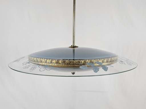 Pietro Chiesa Chandelier For Fontana Arte