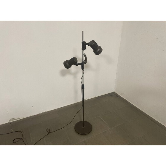 Image 1 of Vintage plastic and metal floor lamp with 2 adjustable spots, Germany 1980