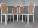 Set di 4 sedie in fettuccia 80