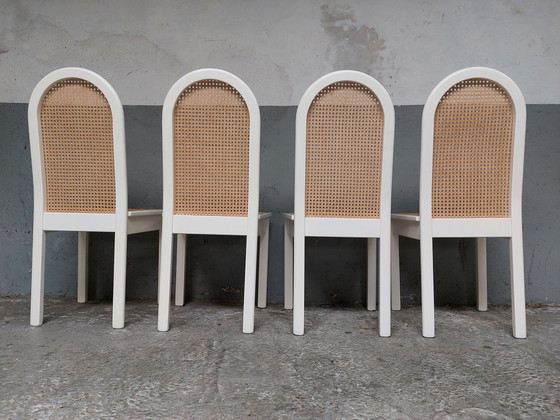 Image 1 of Set of 4 webbing chairs 80