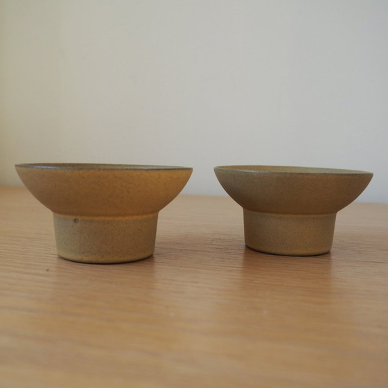 Image 1 of 1960S-1970S Juego de 3 portavelas de cerámica Zweitse Landheer para Cor Unum 