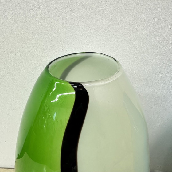 Image 1 of Set Of 2 Eglo Glass Table Lamps , 1990S