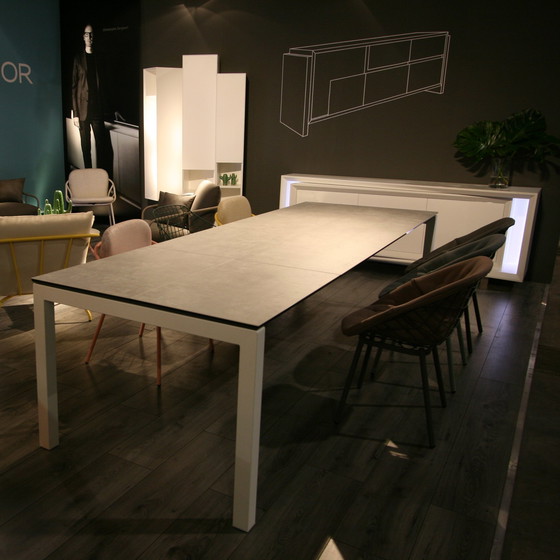 Image 1 of Dining table (for indoor or outdoor) L220cm(+80cm) x 100cm