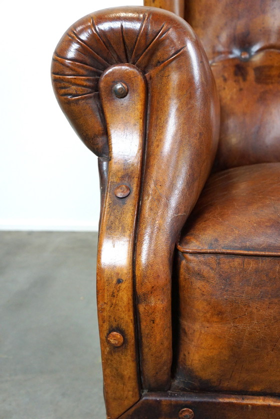 Image 1 of Sheep leather ear armchair