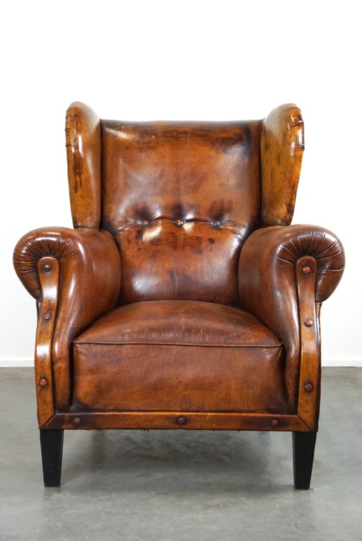 Sheep leather ear armchair