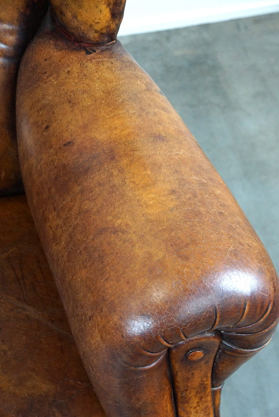 Image 1 of Sheep leather ear armchair