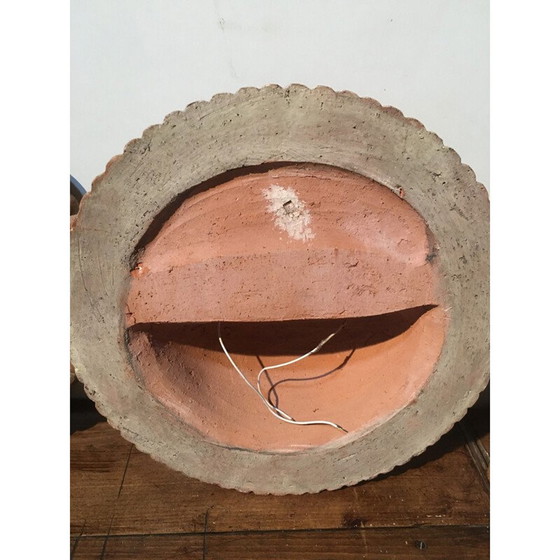 Image 1 of Coppia di applique vintage in terracotta