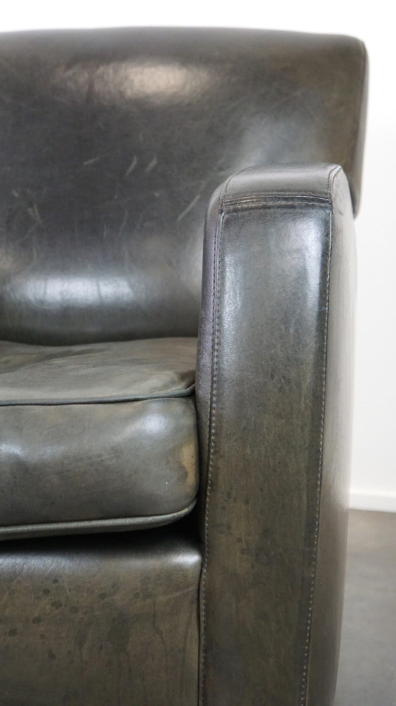 Image 1 of 2 x Sheep leather designer armchair