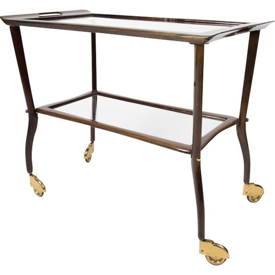 Image 1 of Vintage serving cart by Cesar Lacca, 1950