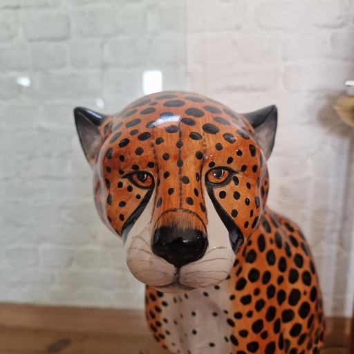 C.M.J. ceramic leopard