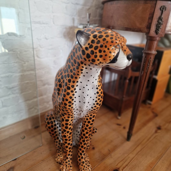 Image 1 of C.M.J. ceramic leopard