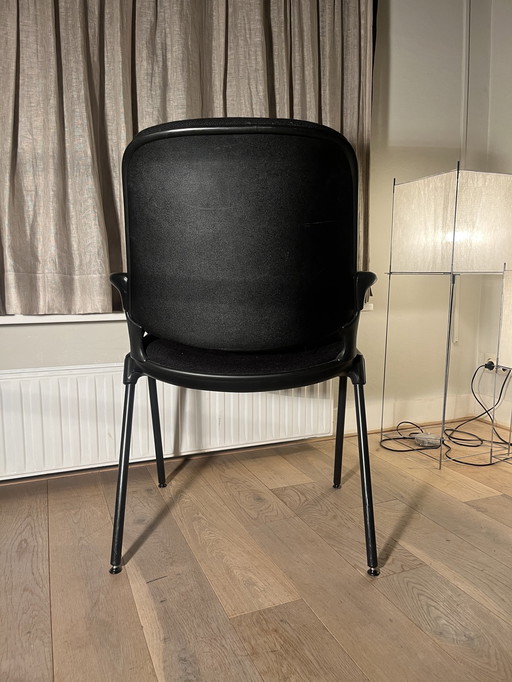 Vintage Black Comforto Meeting Chair