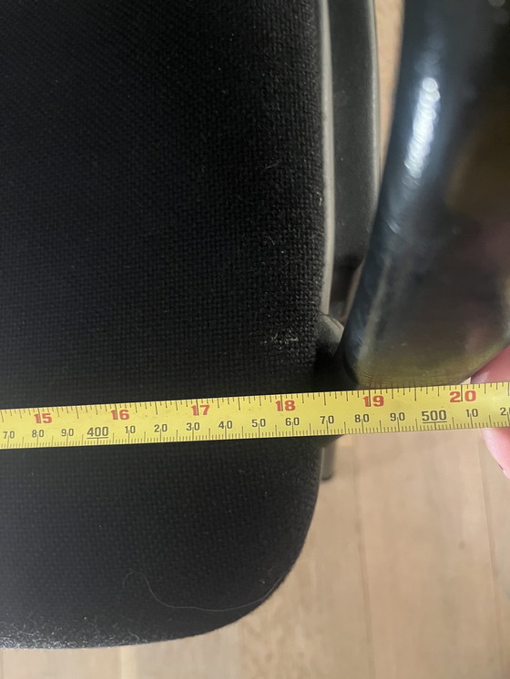 Image 1 of Sedia da riunione Comforto nera vintage