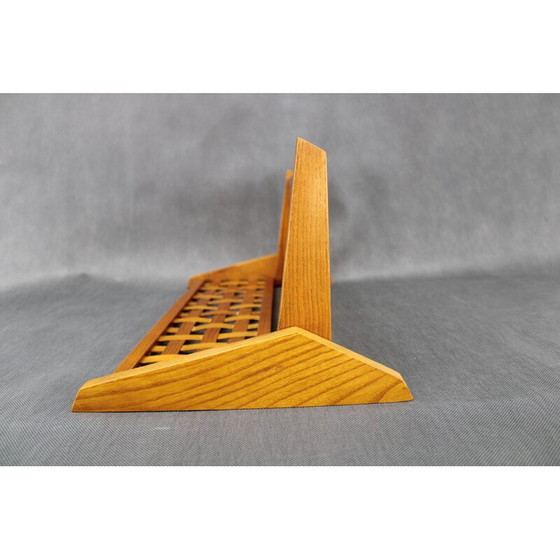 Image 1 of Scaffale pieghevole vintage in rovere per Uluv, Cecoslovacchia 1960