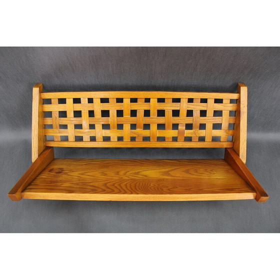 Image 1 of Scaffale pieghevole vintage in rovere per Uluv, Cecoslovacchia 1960