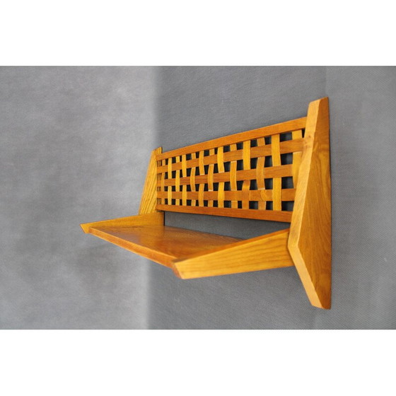 Image 1 of Scaffale pieghevole vintage in rovere per Uluv, Cecoslovacchia 1960