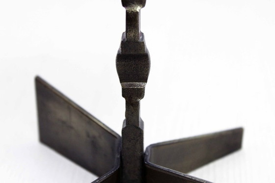 Image 1 of Brutalist bronze candlestick 1960