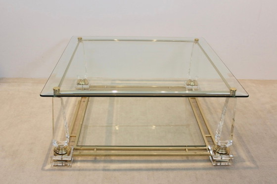Image 1 of Table basse vintage avec obélisque
