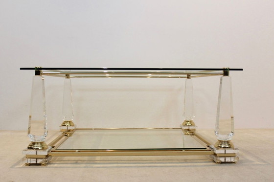 Image 1 of Table basse vintage avec obélisque