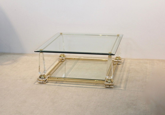 Image 1 of Table basse vintage avec obélisque