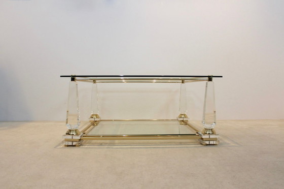 Image 1 of Table basse vintage avec obélisque