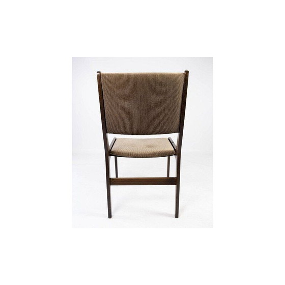 Image 1 of Set of 4 vintage dining room chairs in dark by Farstrup, Denmark 1960s