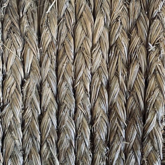 Image 1 of Set of 6 vintage straw chairs