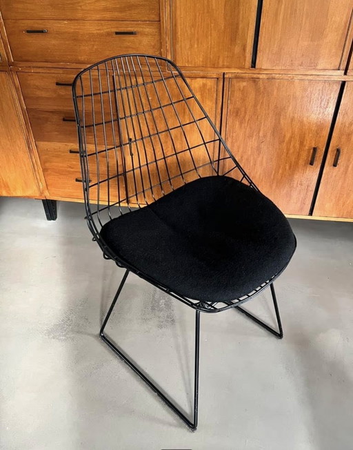 Pastoe Sm05 Black Wire Chair By Cees Braakman