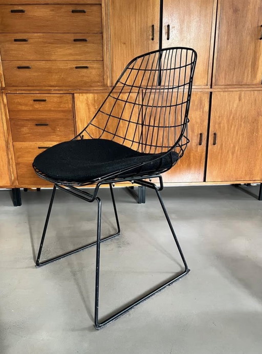 Pastoe Sm05 Black Wire Chair By Cees Braakman