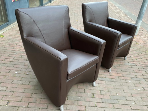 2x Leolux Dolcinea Armchair