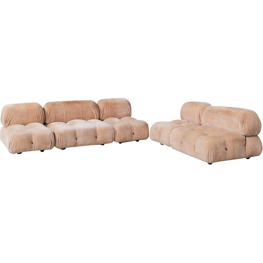 Vintage Camaleonda living room set by Mario Bellini for B&B, Italy 1970s