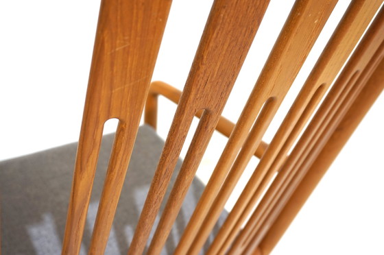 Image 1 of Hans Olsen teak rocking chair for Juul Kristensen