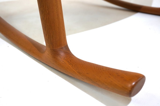 Image 1 of Hans Olsen teak rocking chair for Juul Kristensen