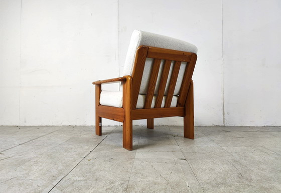 Image 1 of Fauteuil vintage en pin 1960