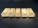 5x vintage wall lamps BEGA - opaline