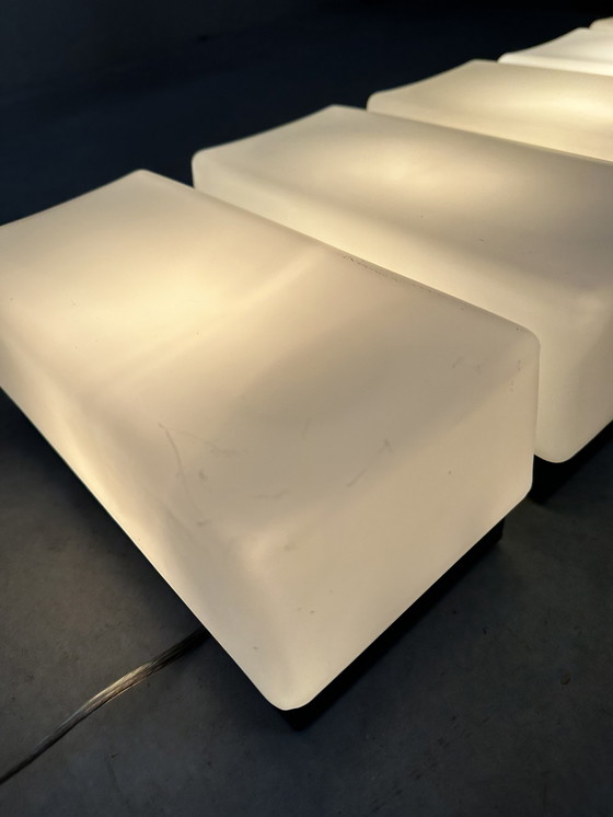 Image 1 of 5 lampade da parete vintage BEGA - opaline