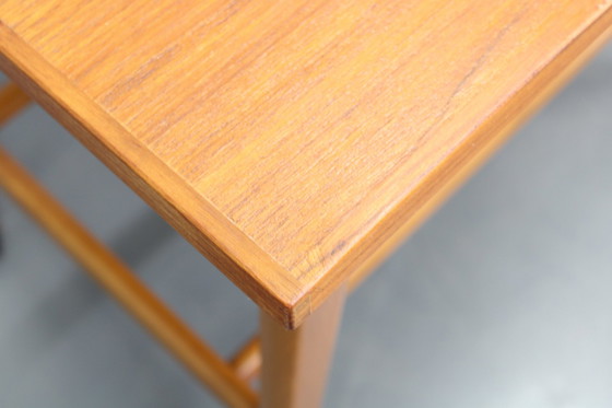 Image 1 of 1960S Teak Side Table On Wheels, Denmark