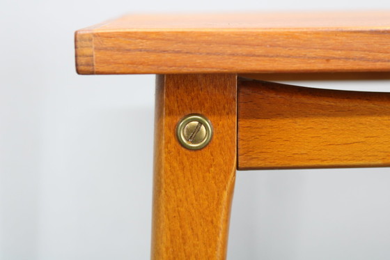 Image 1 of 1960S Teak Side Table On Wheels, Denmark