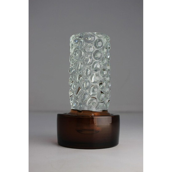 Image 1 of Vintage Czech glass vase by Frantisek Vizner for Skrdlovice, 1970